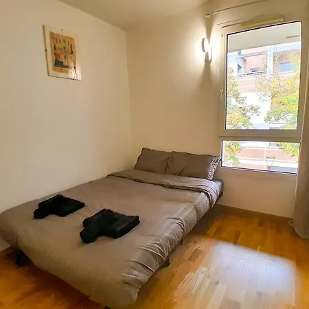 T3 Avec 2 Salles D'eau, Parking&balcon - Rer A à 3 Min Appartement *